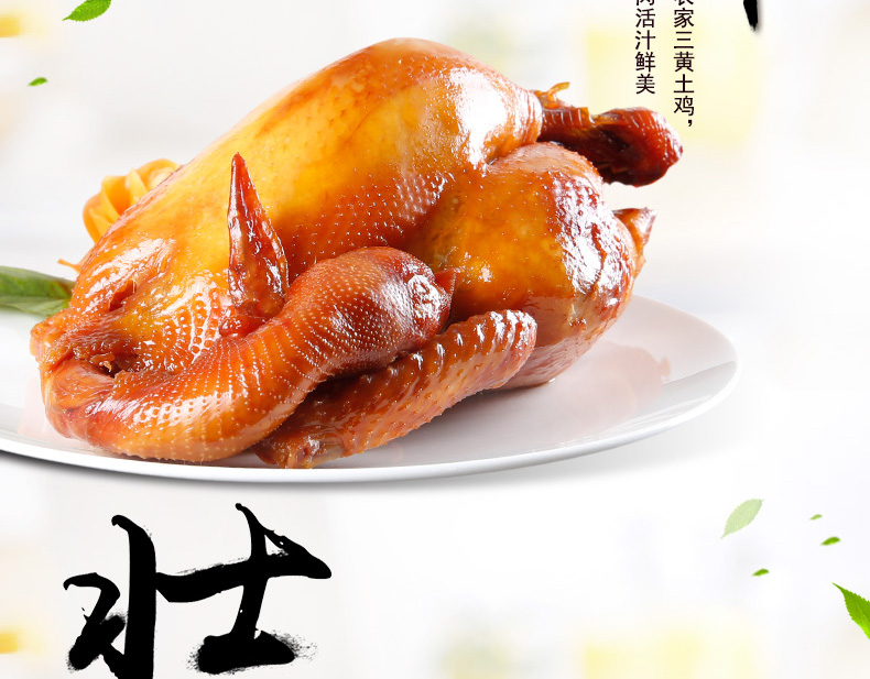四川特产 紫燕百味鸡 百味鸡 550g+盐水鸭 450g 礼盒 图9