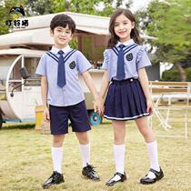 Summer school uniform for preschool suit for summer school children graduation clothing suit for British Naval College