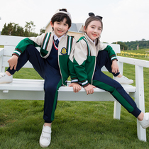 Kindergarten garden clothing spring and autumn fall and winter clothing three pieces of autumn first-year childrens clothing suit elementary school uniform