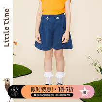 littletime childrens clothing girls shorts 2021 summer New loose Korean cotton spring and autumn childrens pants