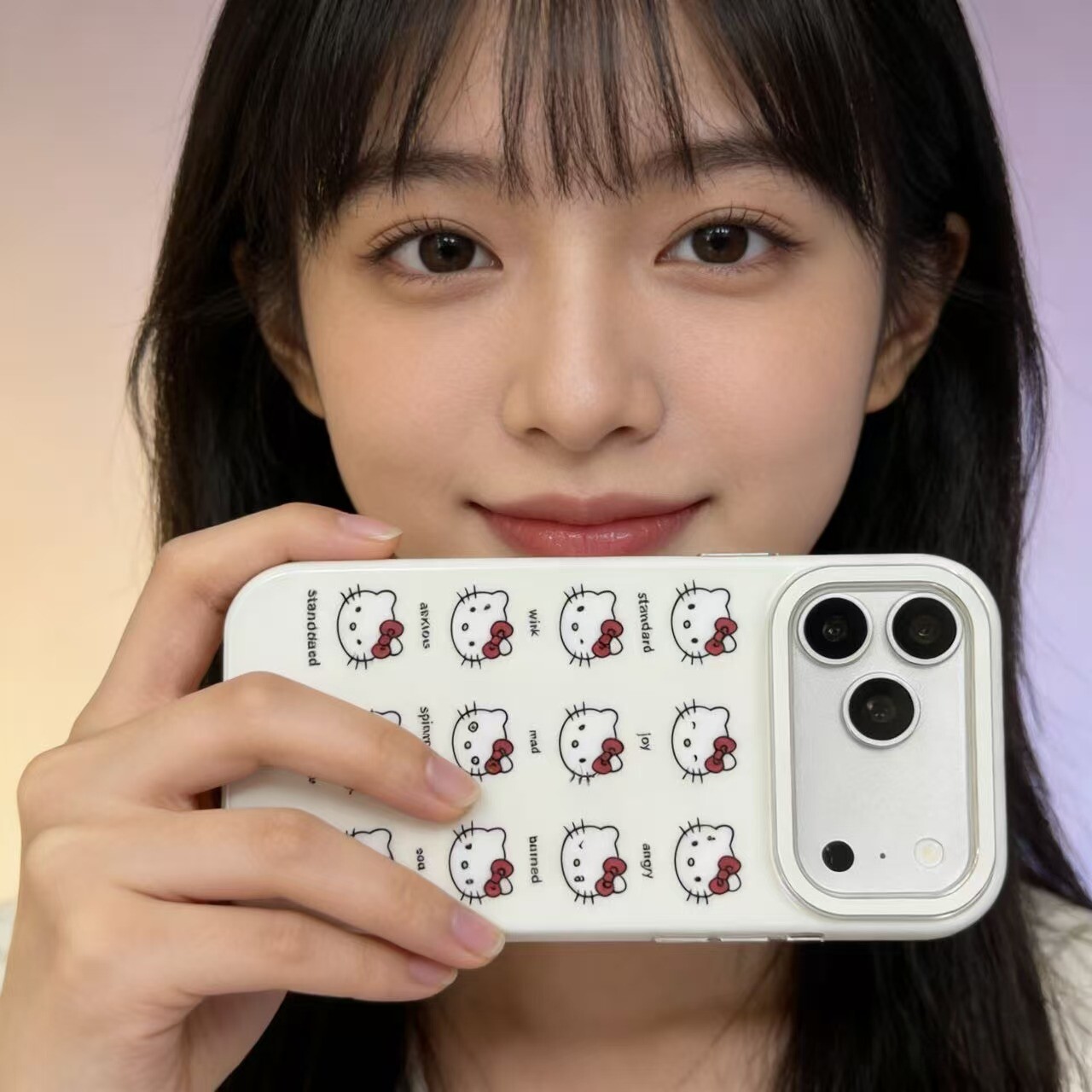 Girls Hello Kitty Expressions Bow iPhone Case