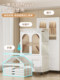 Installation-Free Baby Wardrobe, Thickened Baby Storage Cabinet, Household Snack Organizer, Clothes Storage, Children's Small Wardrobe
