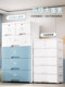 Thickened Storage Cabinet with Drawers, Baby Wardrobe, Snack Storage, Household Children's Clothing Storage Cabinet, Plastic Chest of Drawers