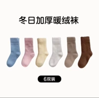 Чистые теплые носки (семейный портрет 6 пар) могут отметить цвет