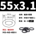 Vòng đệm chữ O bằng cao su flo màu đen đường kính ngoài 41-60-80-100* đường kính dây 3,1mm chịu áp lực, chống mài mòn và chịu nhiệt độ cao các loại phớt thủy lực phớt cao su thủy lực 