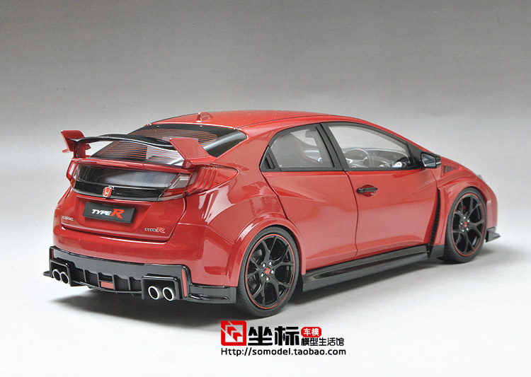 Áp dụng hợp kim mô hình ô tô thể thao EBRRO 1:18 Honda Civic Type R HONDA civic Ty - Chế độ tĩnh