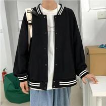 Spring and autumn new oversize baseball uniform jacket jacket mens couple autumn clothing sports top trendy brand casual