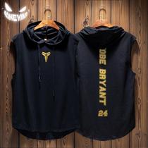Basketball stars Street American Lianhood vest Mens shoulder Shoulder Pure Loose Sleeveless Clothing Sports Fitness Tide 12