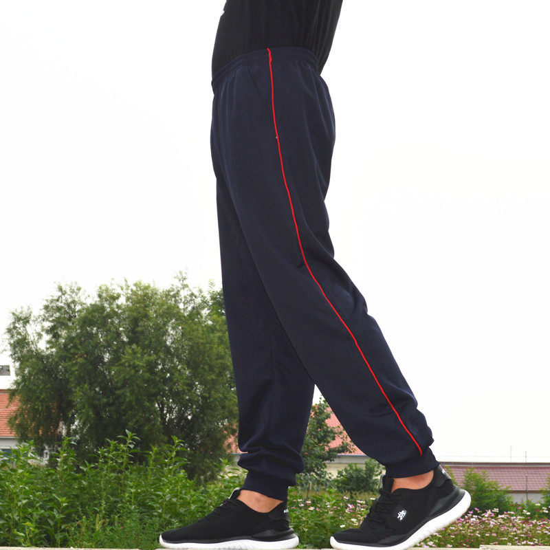 School pants a bar primary school junior high school student pants sports pants men's and women's trousers pinstripe closing school uniform pants