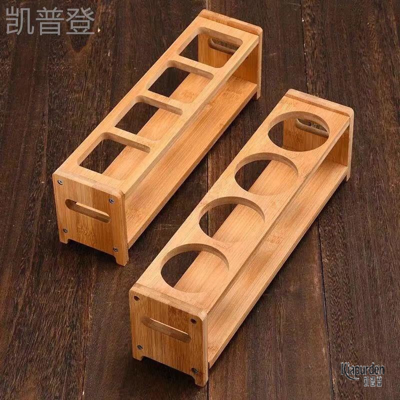 11 Kitchen Supplies Oil Bottle Seasoning Storage Rack Storage Seasoning Box Multi-Functional Creative Multi-Layer Bamboo Rack Kitchen Storage