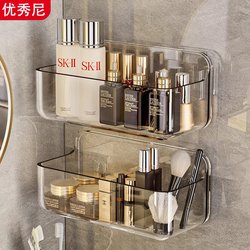 The bathroom storage shelves toilet free punching bathroom wall -mounted toilet balcony toilet wall storage shelves