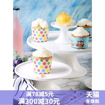 Maikaren ceramic cake plate wedding birthday dessert high foot footed dessert table baking cake rack