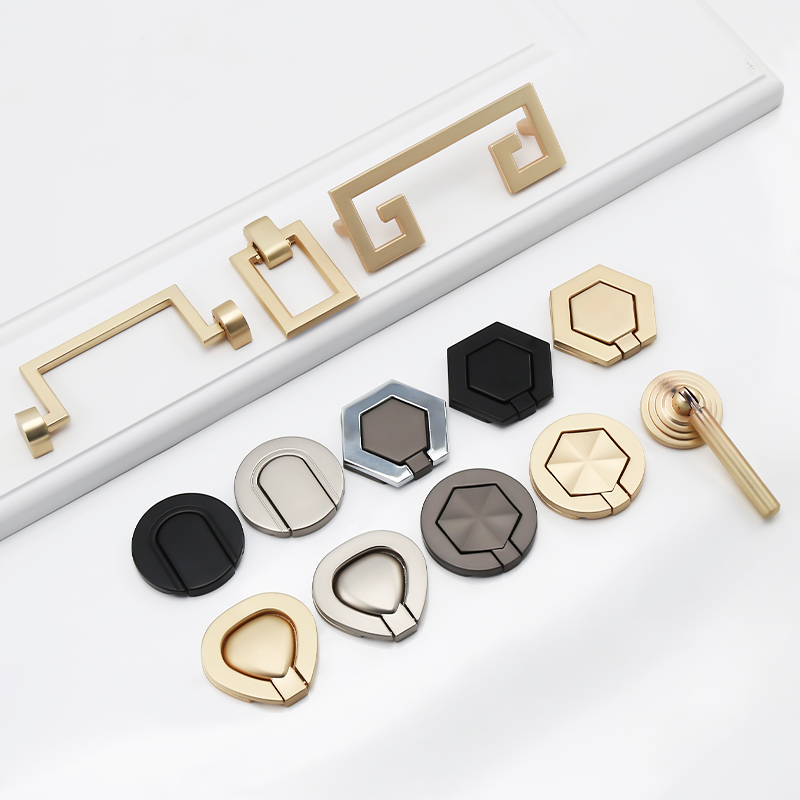 Modern simple cabinet Shoe cabinet drawer Ultra-thin invisible dark handle Dark buckle Kitchen pull buckle flat wardrobe door handle