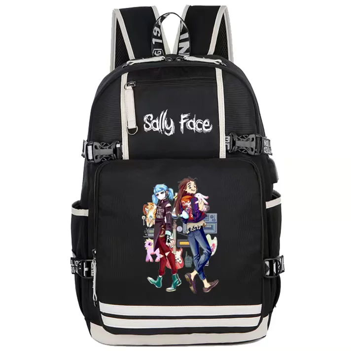 艾登森 Sally Face Bag Stupid Face Game Peripheral Anime Cartoon Export Primary and Middle School Student Backpack