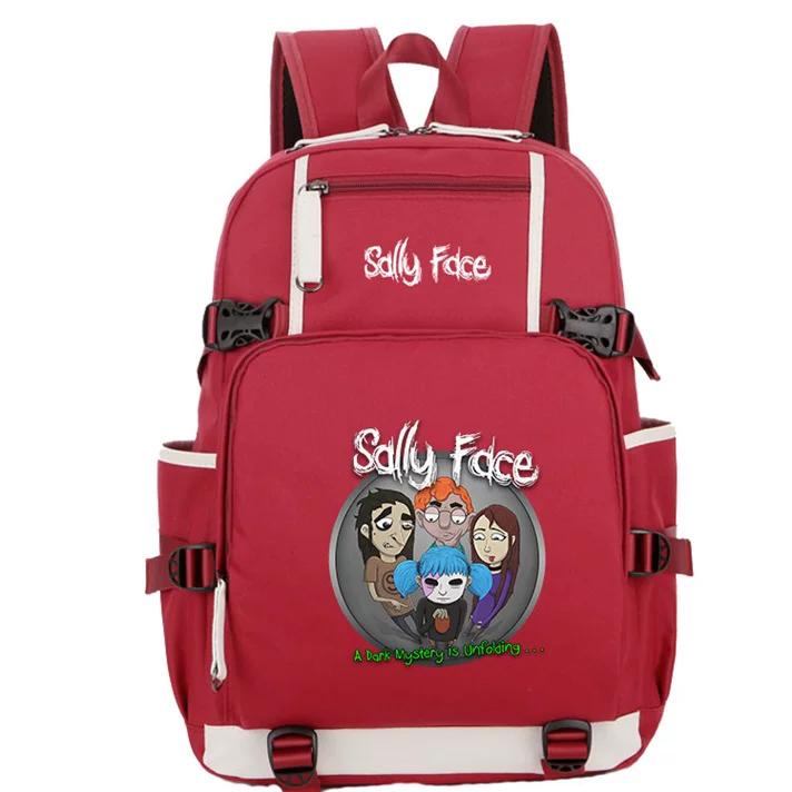 艾登森 Sally Face Bag Stupid Face Game Peripheral Anime Cartoon Export Primary and Middle School Student Backpack