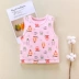 Áo vest chần bông thu đông vải cotton dày dặn ấm áp cho bé 0-1 tuổi áo vest nhỏ bé trai và bé gái 3 ghi lê - Áo ghi lê Áo ghi lê