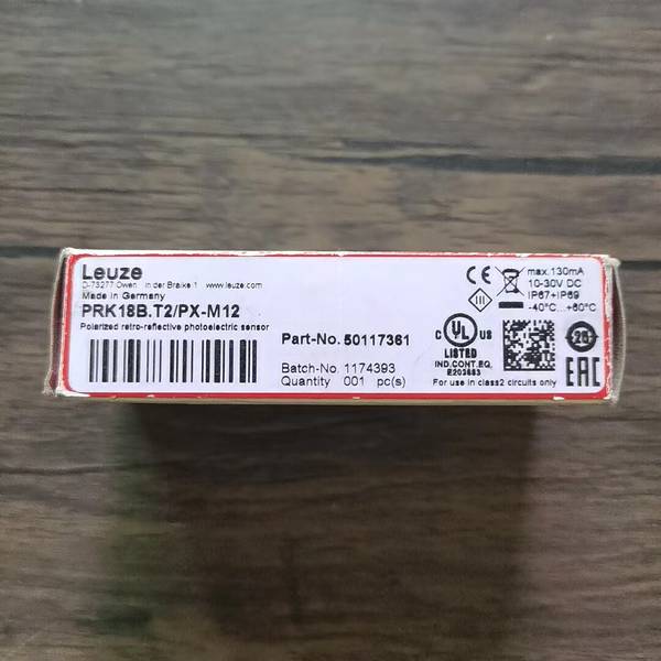 Negotiable Price for Brand New Original Genuine Leuze 50117361 Photoelectric Switch Prk18B.T2/Px-M12 in Stock Negotiable Price for Brand New Original Genuine Leuze 50117361 Photoelectric Switch Prk18B.T2/Px-M12 in Stock