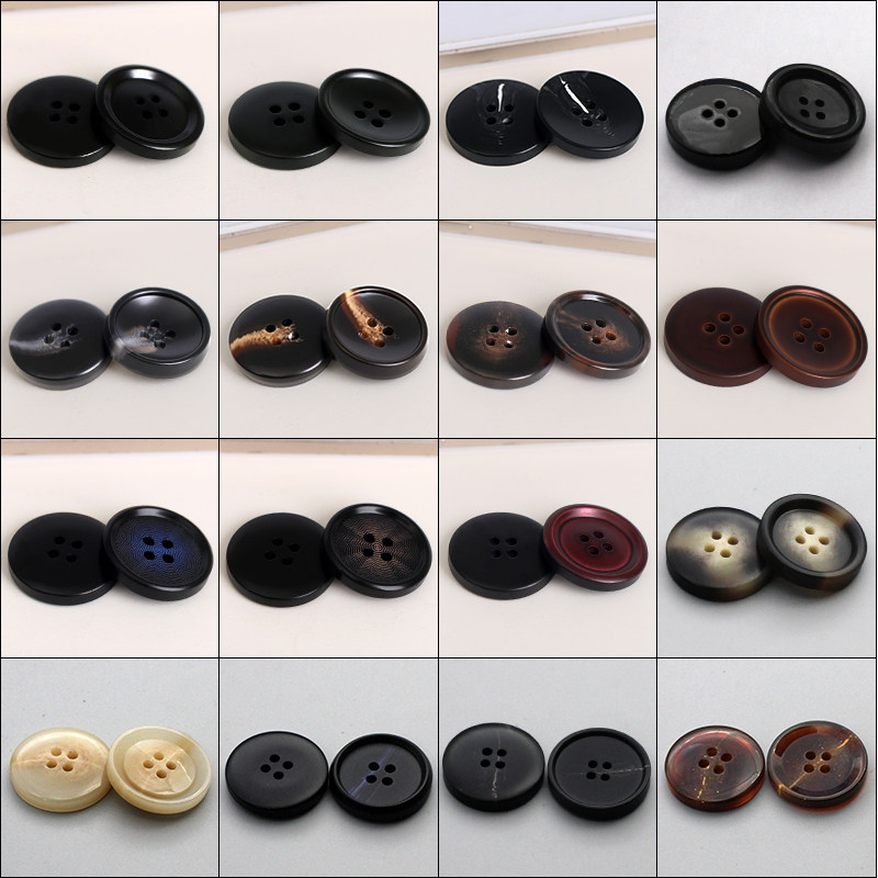 Coat buttons Resin buttons Wool coat windbreaker buttons Suit trousers Coat buttons Wild exquisite buttons Children's clothing
