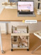 School Bag Storage Rack, Movable Trolley, Desk Book Storage Rack, Home Dormitory Under-Desk Layered Pulley Cabinet