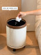 2025 New Model Large Capacity Household Trash Can with Wheels for Bathroom, Dormitory, Bedroom, Living Room, Kitchen, Stylish Design