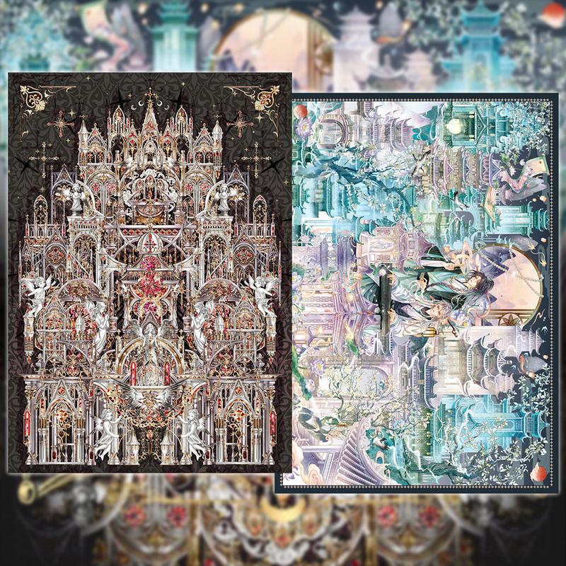 Muyao & Li Fugui's City of Gems: Scenic Stickers for Fairy Paths, Miniature Scene Stickers 25.0 Muyao & Li Fugui's City of Gems: Scenic Stickers for Fairy Paths, Miniature Scene Stickers 25.0