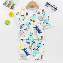 TNJ2 cotton thin cotton short sleeve set home suit