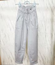 MMF290 Wuyuejia combed cotton bud waist casual harem pants