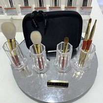 White Fengtang Misako portable make-up brush cover brush 5 pieces of cover with brush bag Zhu shaft black shaft