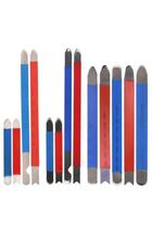 Long section durable mirror tungsten steel pressure slit sheet short section Yin and Yang angle pressure slit sheet double-sided press slit tool suit high density