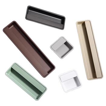 Embedded handle kasaijian sliding door concealed installation