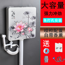 Squat toilet household water tank Toilet squat toilet Energy-saving toilet water tank thickened squat pit wall-mounted toilet flushing water tank