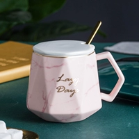 Геометрическая чашка порошка (с крышкой ложкой)