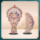 Ретро -металлическое зеркало зеркало индивидуальное китайское стиль Полово классическое творчество с портативными небольшими медными зеркальными производителями