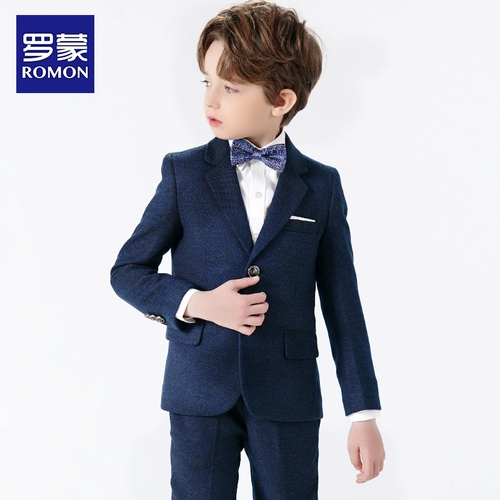 Детский классический костюм для мальчиков, платье девочки цветочницы, наряд для музыкальных выступлений, подходит для подростков