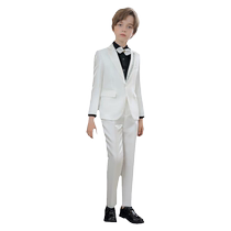 Luo Meng childrens suit suit boy handsome British style suit flower girl host dress piano performance suit summer