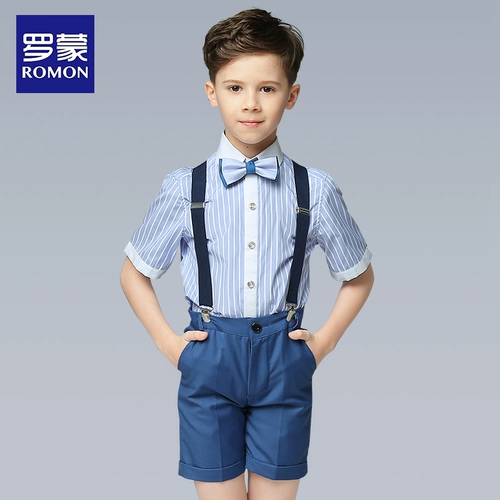 Детский классический костюм для мальчиков, платье девочки цветочницы, для подиума