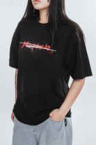 2022 New Punk New Pants Short Sleeves Brain Turd Band Perimeter T-shirt Original Rock Print Graffiti Lovers Summer