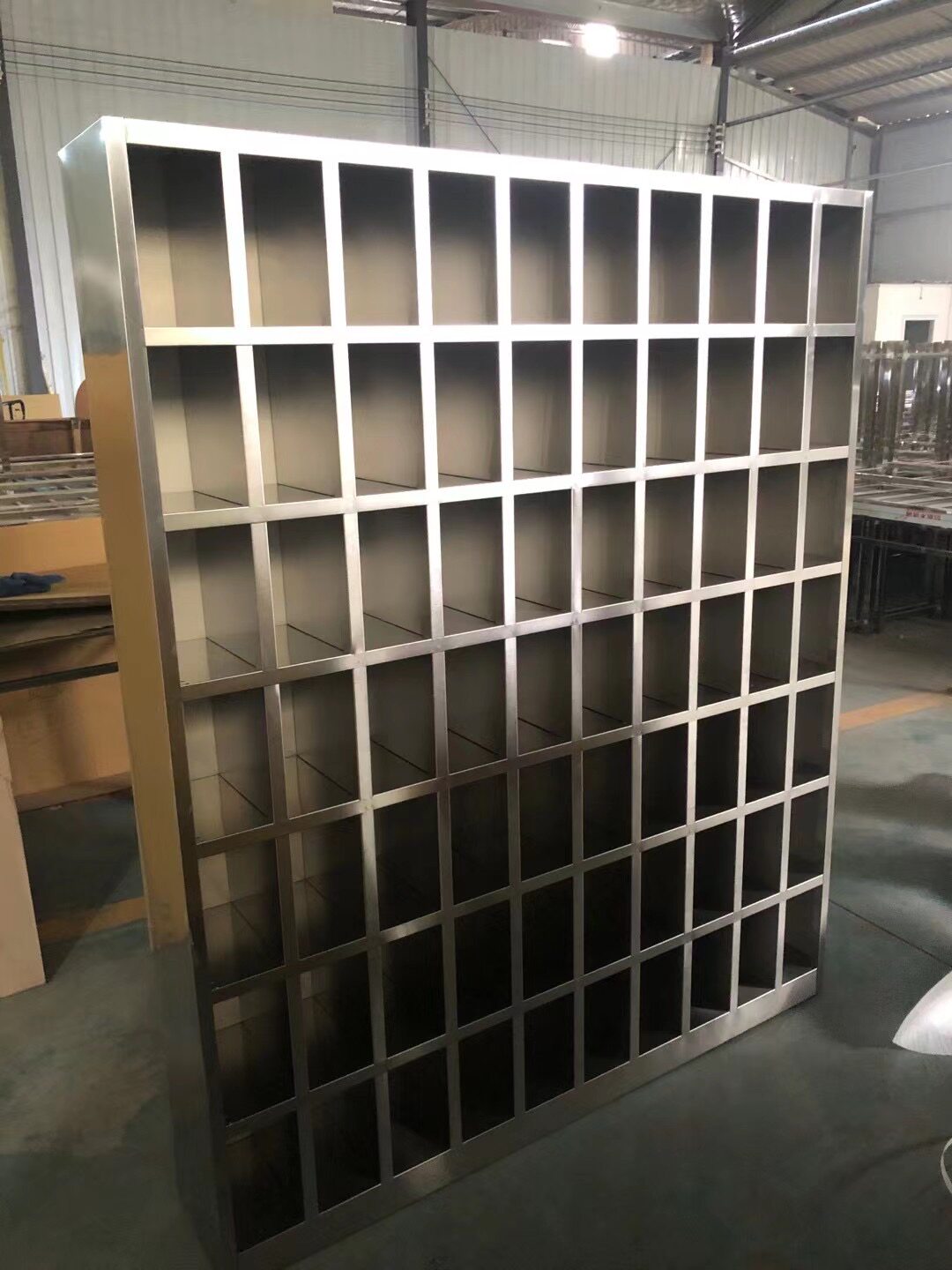 定制不锈钢水杯柜工厂员工水杯架学校多格茶杯柜茶水间储物放杯柜