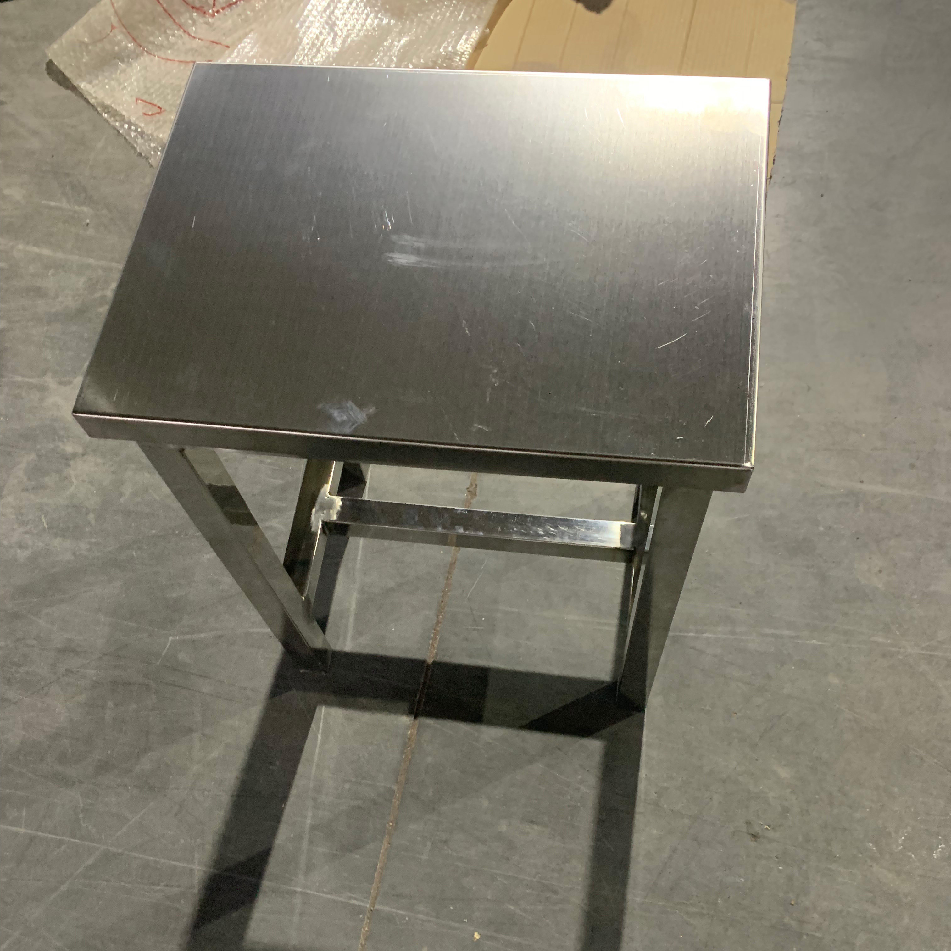 定制304不锈钢小方凳车间流水线餐厅食堂工作凳浴室洗澡小矮凳子