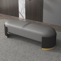 Italian Style Light Extravagant Bedroom bed tailstool Home doorway Seat Changing Shoes Stool Clothing Mall cloakroom strip Couch Stool