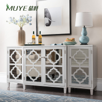 White Dining Side Cabinet Modern Minima Living Room Side Cabinet Lockers American Dining Side Cabinet Solid Wood Dining Side Cabinet Containing Cabinet