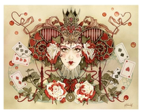 The Queen of Hearts HAE official website original cross embroidery drawings PDF self-equipped high CT suite