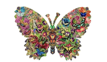 999 edition 240 color collection Butterfly Menagerie HAE cross stitch self-matching electronic diagram PDF