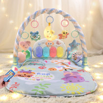 Newborn baby toys Puzzle early education baby fitness frame pedal PIANO music bed blanket Pedal PIANO bed bell pedal