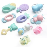 Прорезыватель, качалка, погремушка для правильного прикуса, силиконовая игрушка, детская хваталка для тренировок, можно грызть