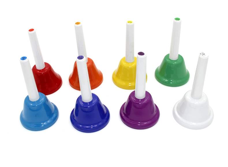 Giáo dục sớm đồ chơi nhạc cụ 8 tông màu cảm ứng đồng hồ giai điệu đồng hồ Rainbow carillon lớp chuông. - Đồ chơi nhạc cụ cho trẻ em đàn organ cho be