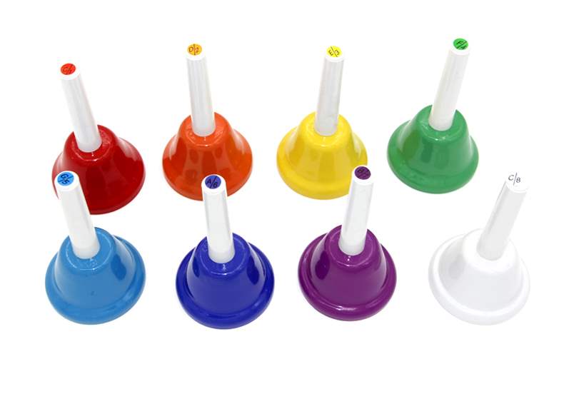 Giáo dục sớm đồ chơi nhạc cụ 8 tông màu cảm ứng đồng hồ giai điệu đồng hồ Rainbow carillon lớp chuông. - Đồ chơi nhạc cụ cho trẻ em đàn organ cho be