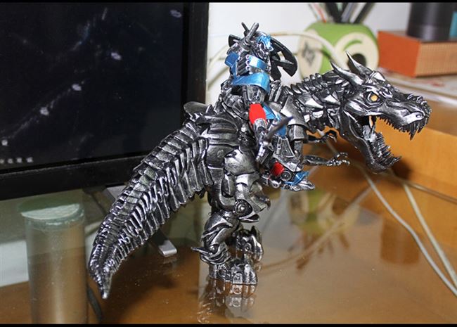Phim biến dạng 5 dây cáp cột Optimus King Kong 4 dây khủng long Tyrannosaurus tay khủng long khóa thép mô hình đồ đạc chơi - Gundam / Mech Model / Robot / Transformers
