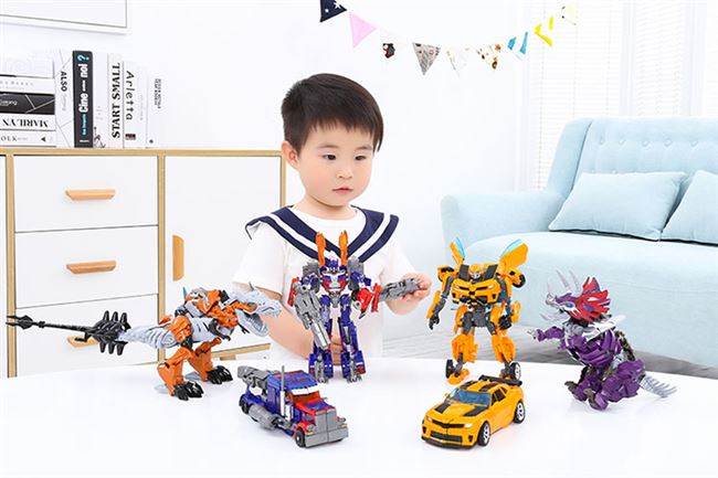 Mô hình khủng long biến dạng đồ chơi King Kong xe robot Hornet đặt hợp kim làm bằng tay Tyrannosaurus Rex Triceratops - Gundam / Mech Model / Robot / Transformers