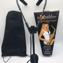 Saxophone strap mid-tone high-pitched pure cowhide neck strap new single shoulder adult children students